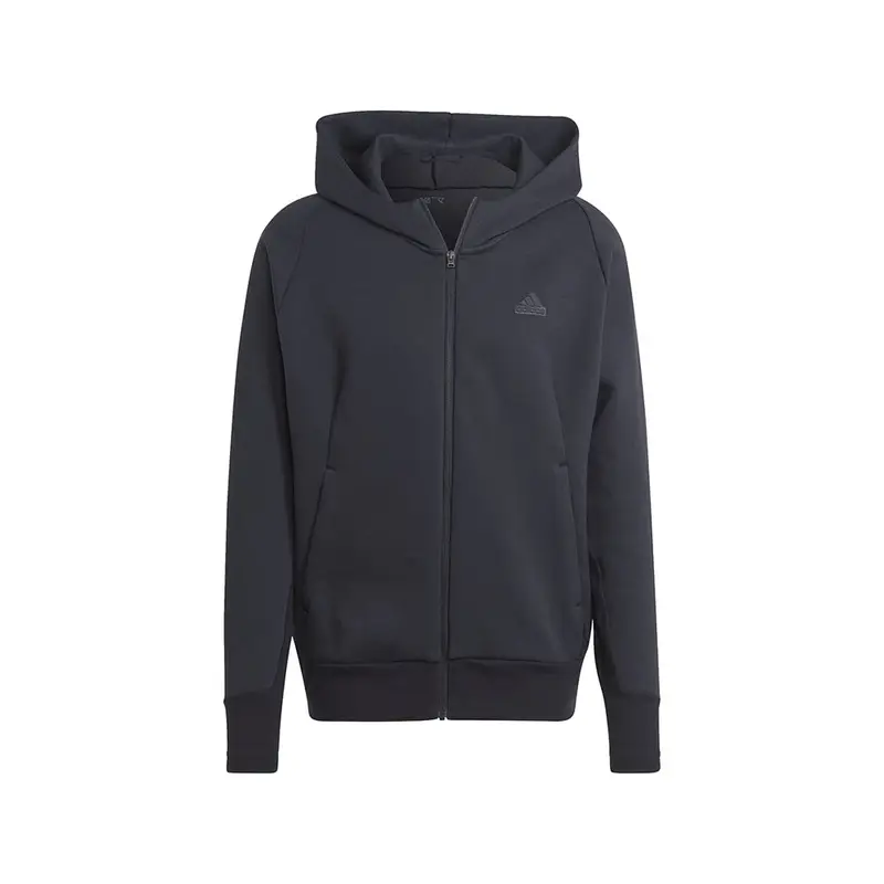 Felpa Palestra Full Zip Con Cappuccio Zne Nero Uomo M
