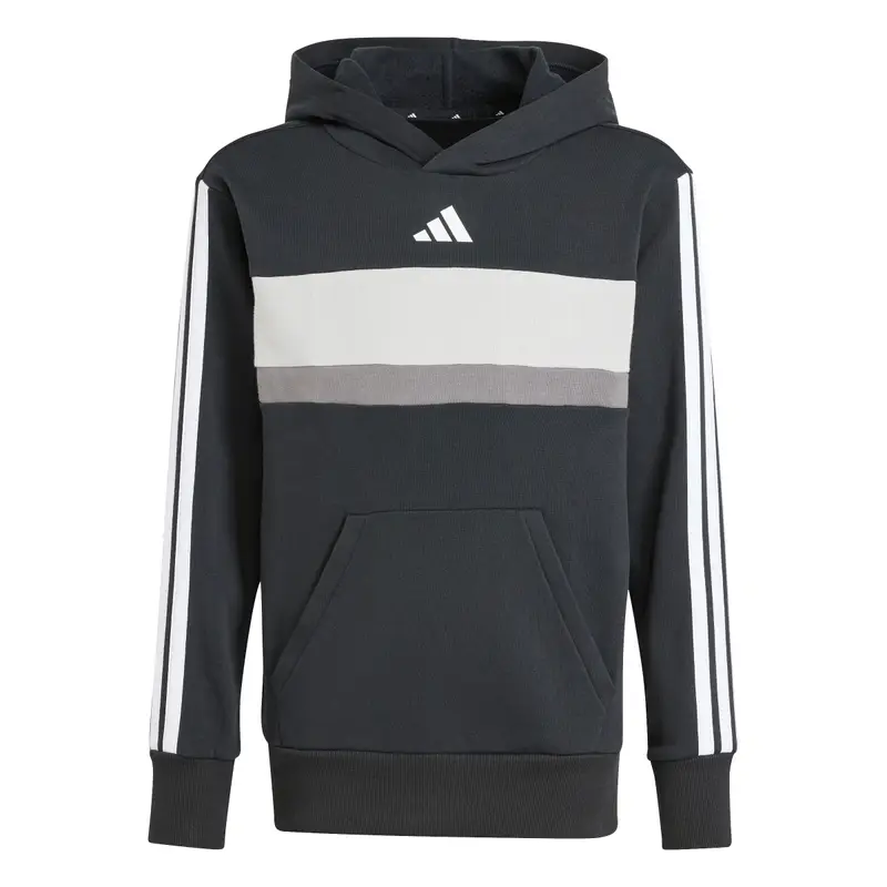 Felpa per bambini adidas Essentials Tiberio 3-Stripes Noir