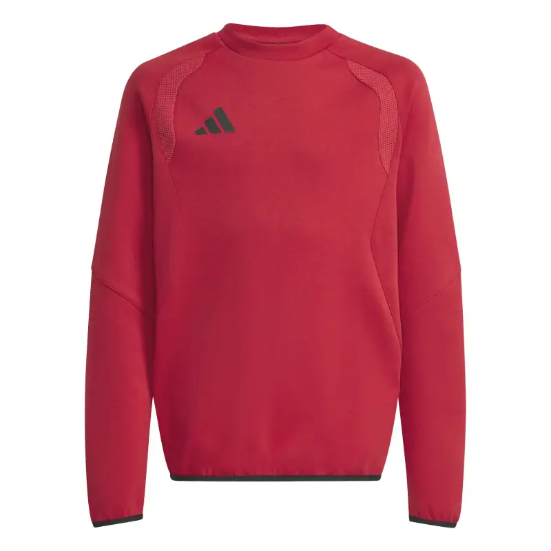 Felpa per bambini adidas Tiro Travel Crew Rouge