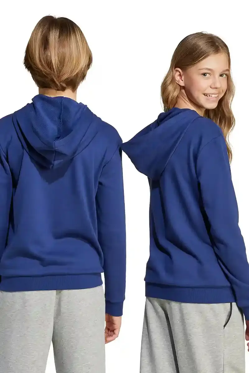 felpa per bambini colore blu navy con cappuccio JW2390 miniatura 5