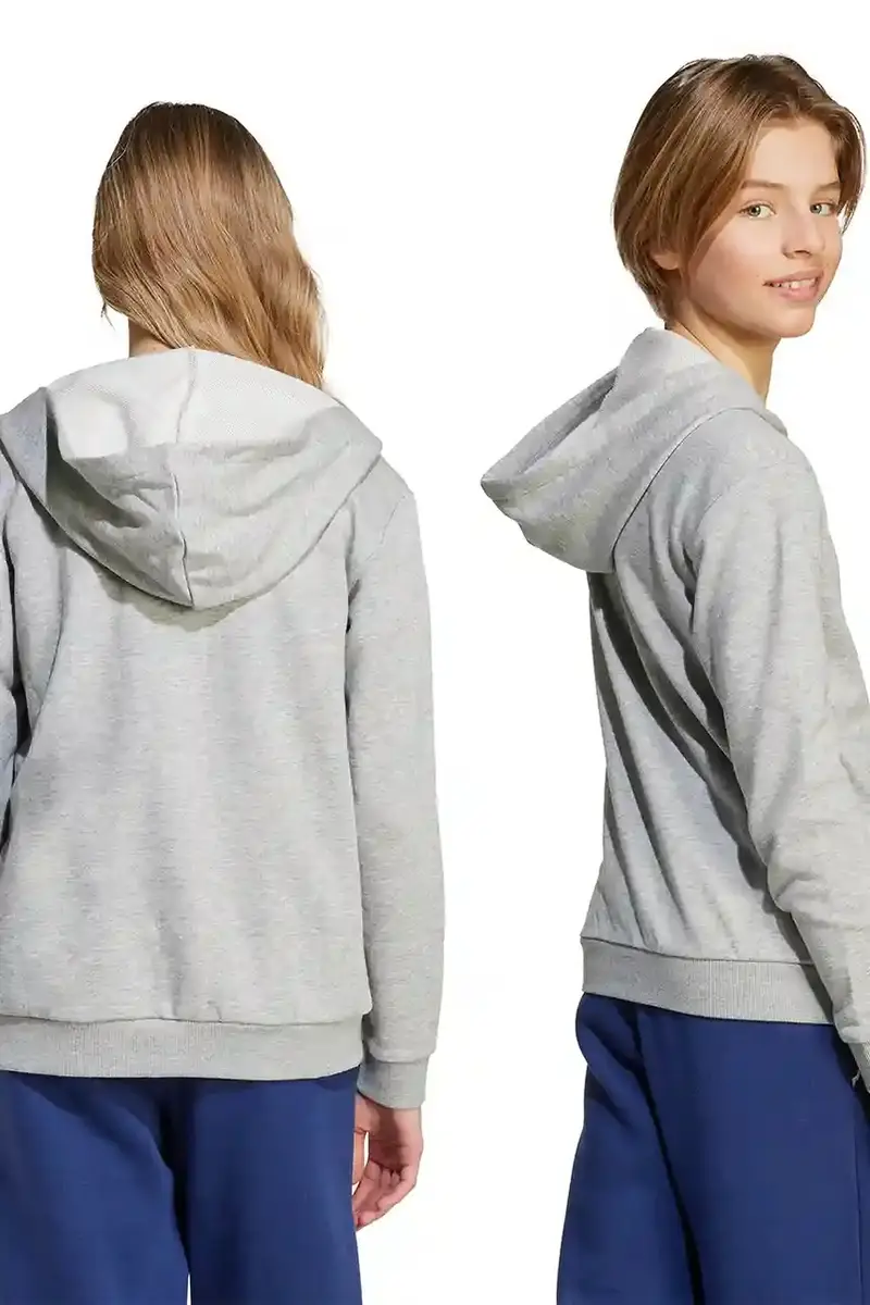 felpa per bambini colore grigio con cappuccio JW2388 miniatura 5