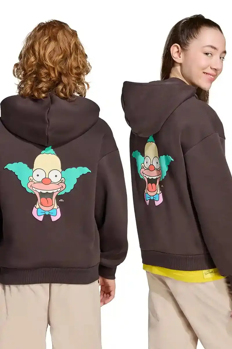 felpa per bambini colore marrone con cappuccio JL9181 miniatura 5