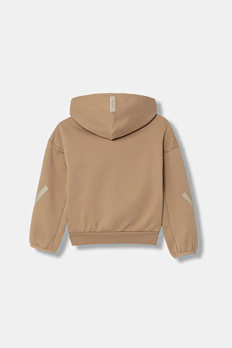 felpa per bambini colore marrone con cappuccio JW4004 miniatura 3