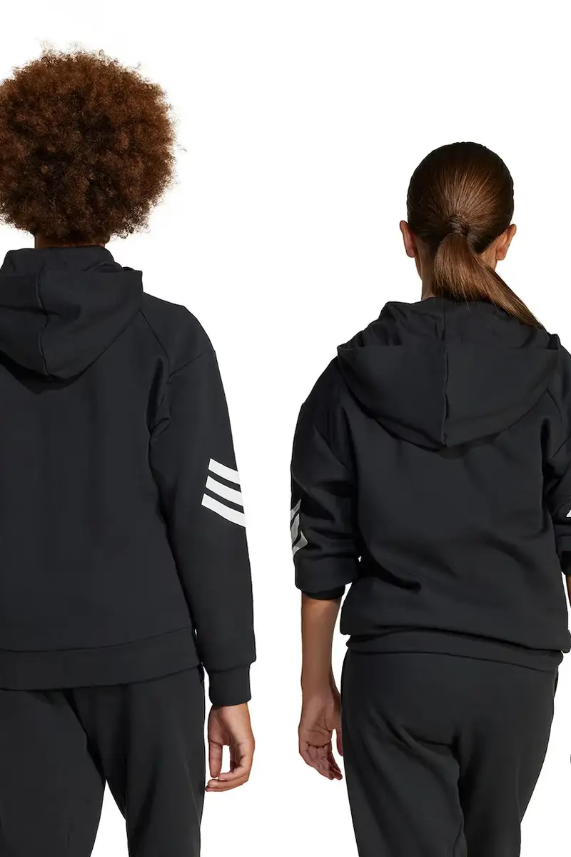 felpa per bambini colore nero con cappuccio JJ4801 miniatura 5