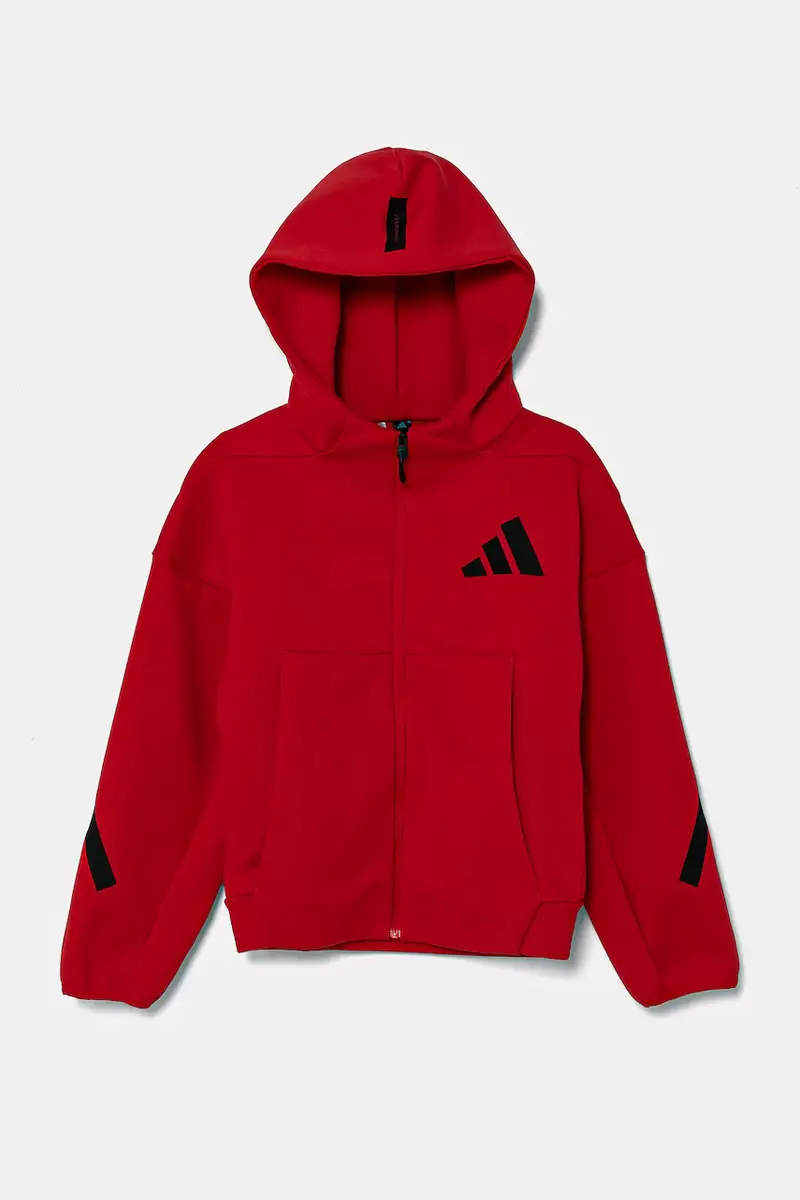 felpa per bambini colore rosso con cappuccio JC7580 miniatura 2