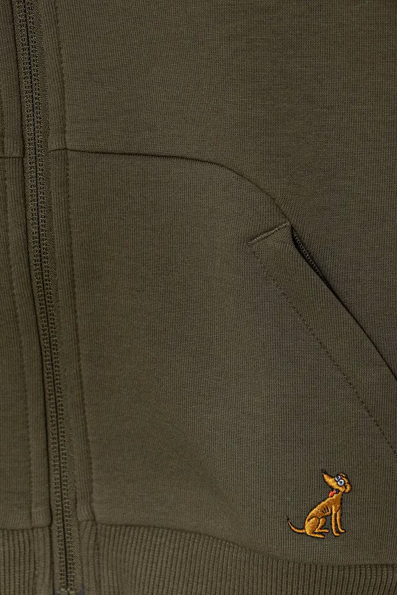 felpa per bambini colore verde con cappuccio JL9198 miniatura 4