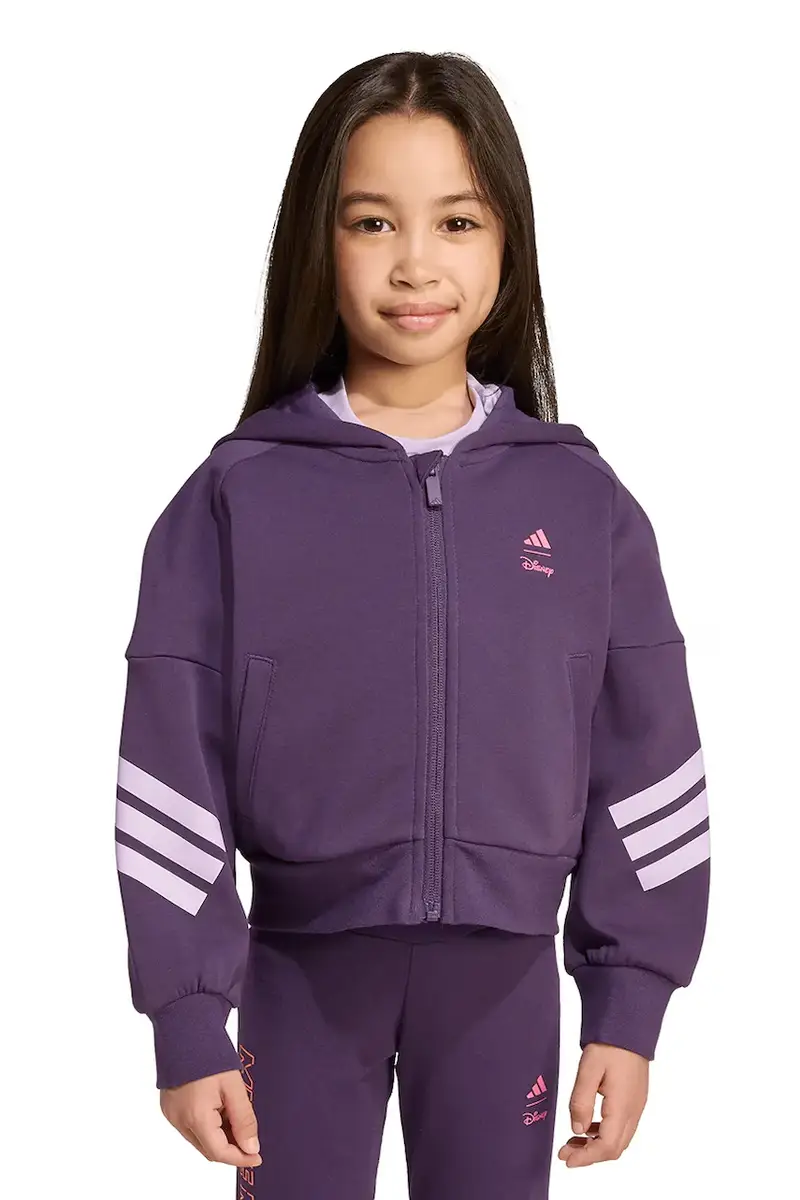 felpa per bambini colore violetto con cappuccio JL9193