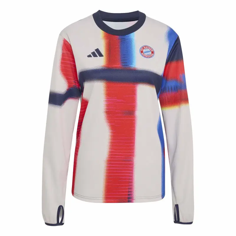 Felpa Prematch donna Bayern Monaco 2025/26 Bleu