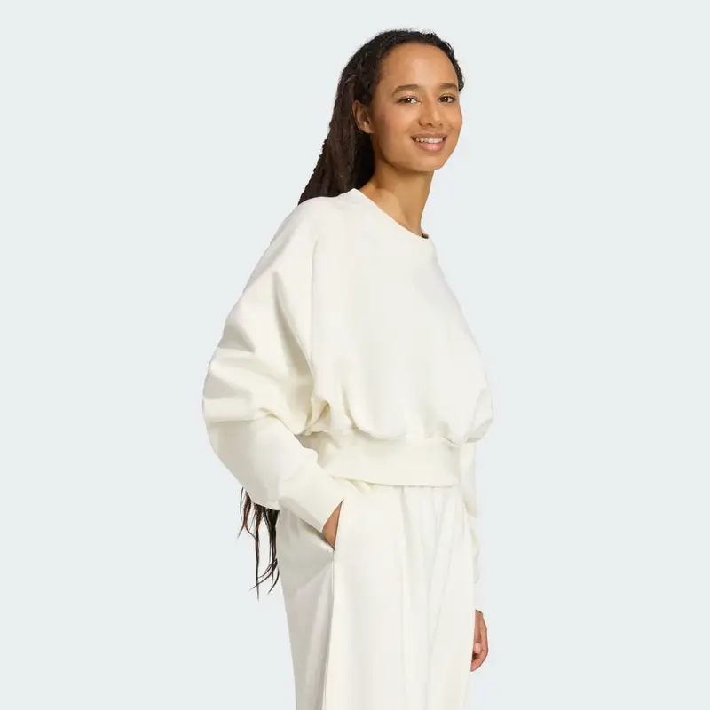 Felpa Soft Lux Loose Off White miniatura 3