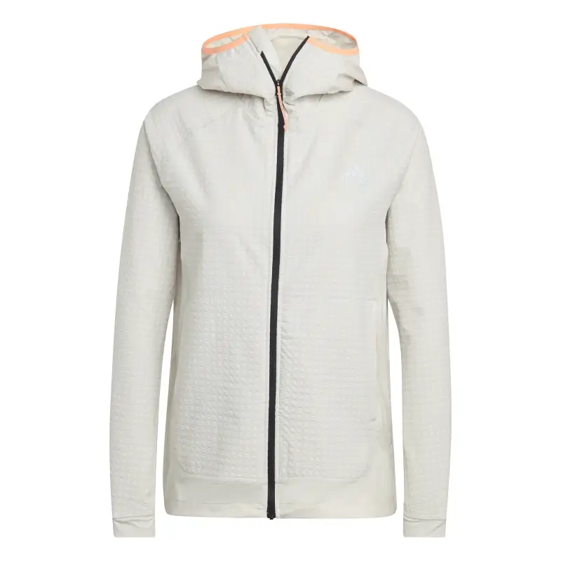 Felpa softshell da donna con cappuccio adidas X-City Beige