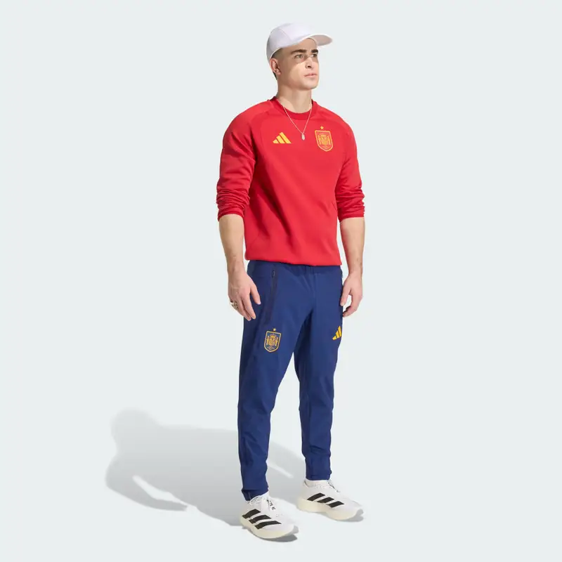 Felpa Spagna Tiro Travel Crew Team Power Red 2 miniatura 3