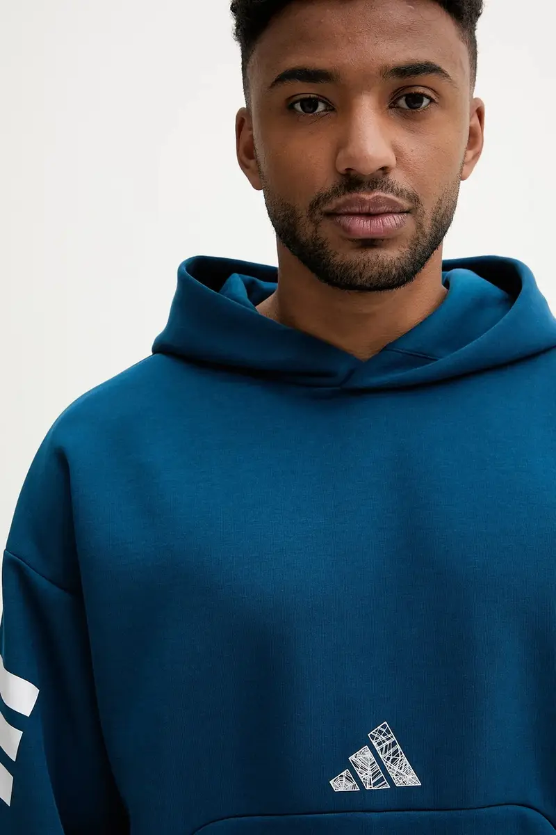 felpa Spiderman Hoo uomo colore blu con cappuccio JL7975 miniatura 4