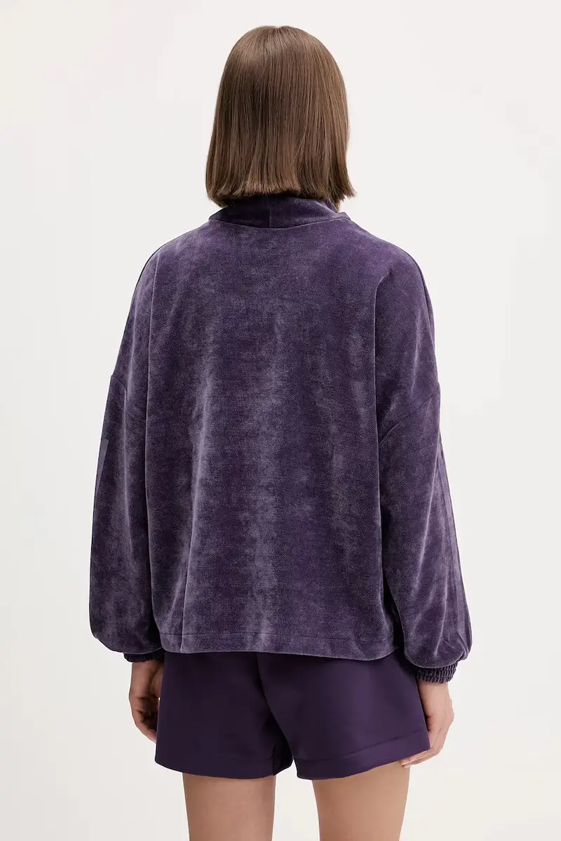 felpa Tiro donna colore violetto JM1809 miniatura 3