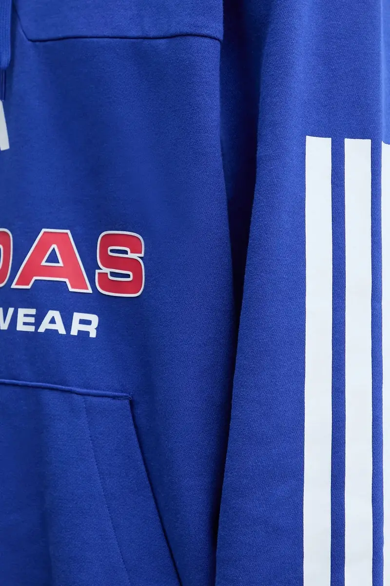 felpa Tiro uomo colore blu con cappuccio KB5573 miniatura 5