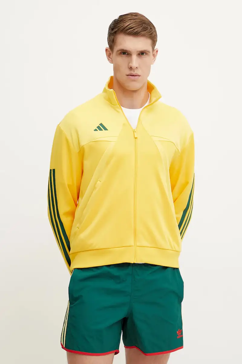 felpa Tiro uomo colore giallo con applicazione JC8017