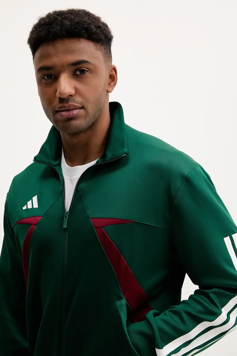 felpa Tiro uomo colore verde JN2580 miniatura 4