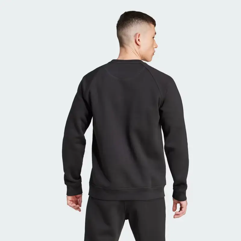 Felpa Trefoil Essentials Crew Black miniatura 2