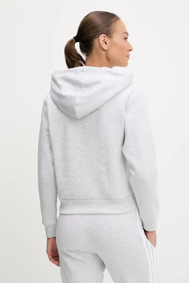 felpa W CO RUFF HD donna colore grigio con cappuccio JX1326 miniatura 3