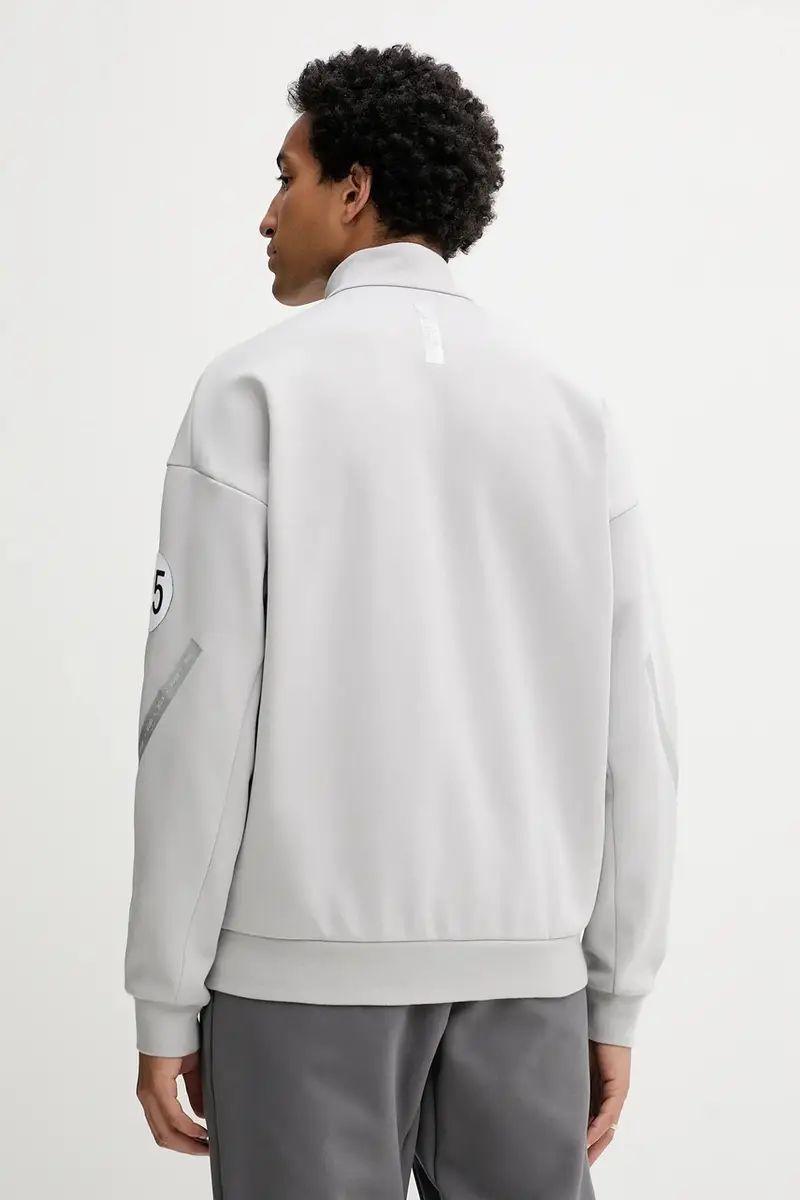 felpa x Mercedes uomo colore grigio JW3477 miniatura 3