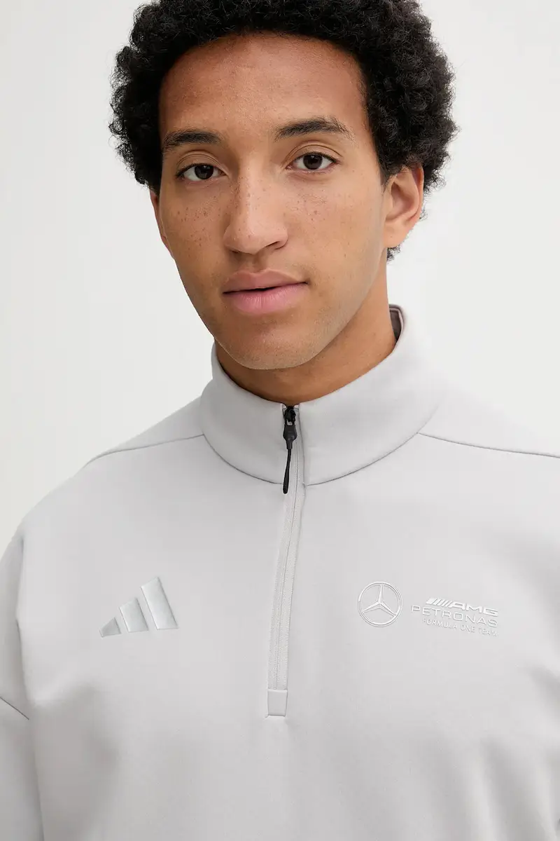 felpa x Mercedes uomo colore grigio JW3477 miniatura 4