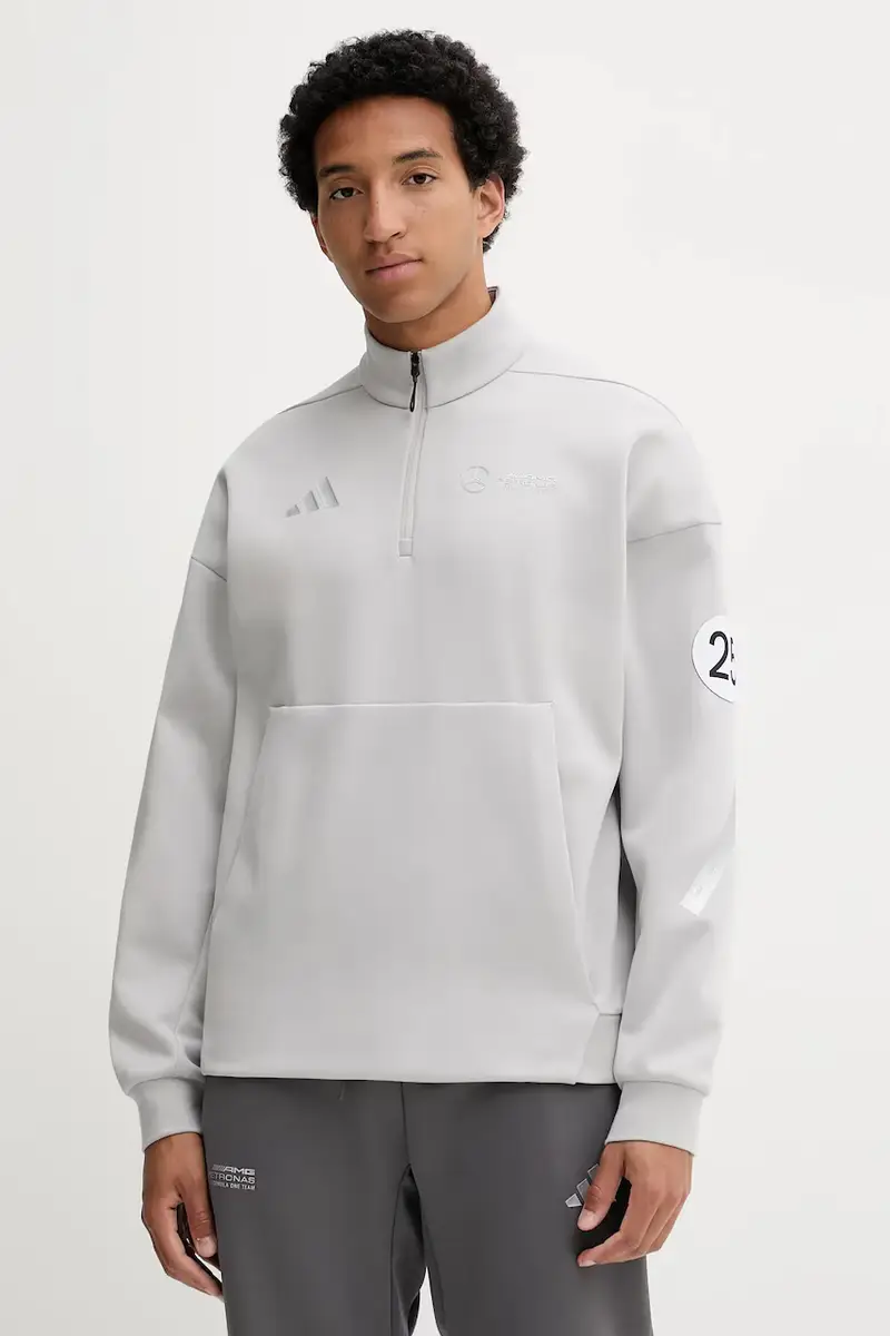 felpa x Mercedes uomo colore grigio JW3477