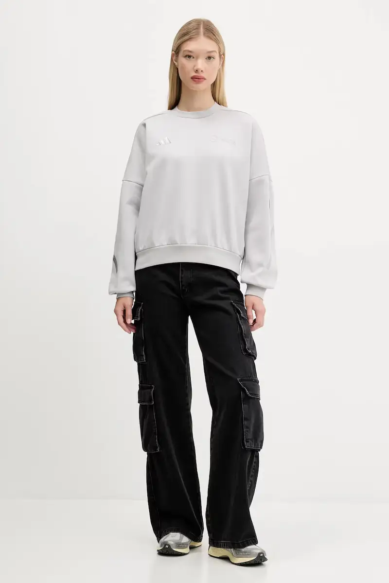 felpa x Mercedes uomo colore grigio JW3480 miniatura 2