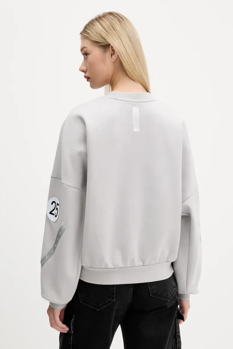 felpa x Mercedes uomo colore grigio JW3480 miniatura 3