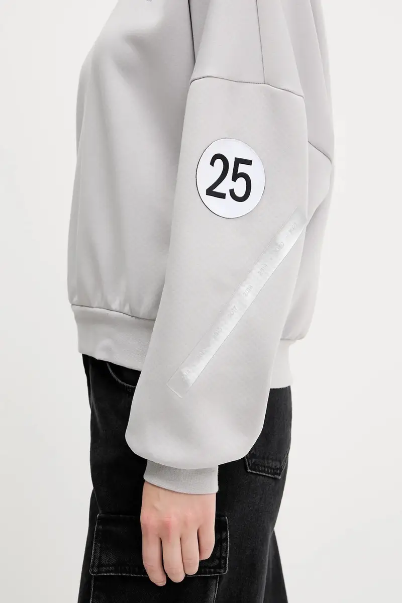 felpa x Mercedes uomo colore grigio JW3480 miniatura 5