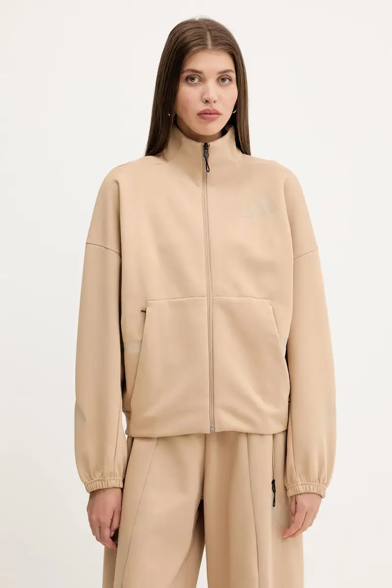 felpa x Z.N.E donna colore marrone JW7776