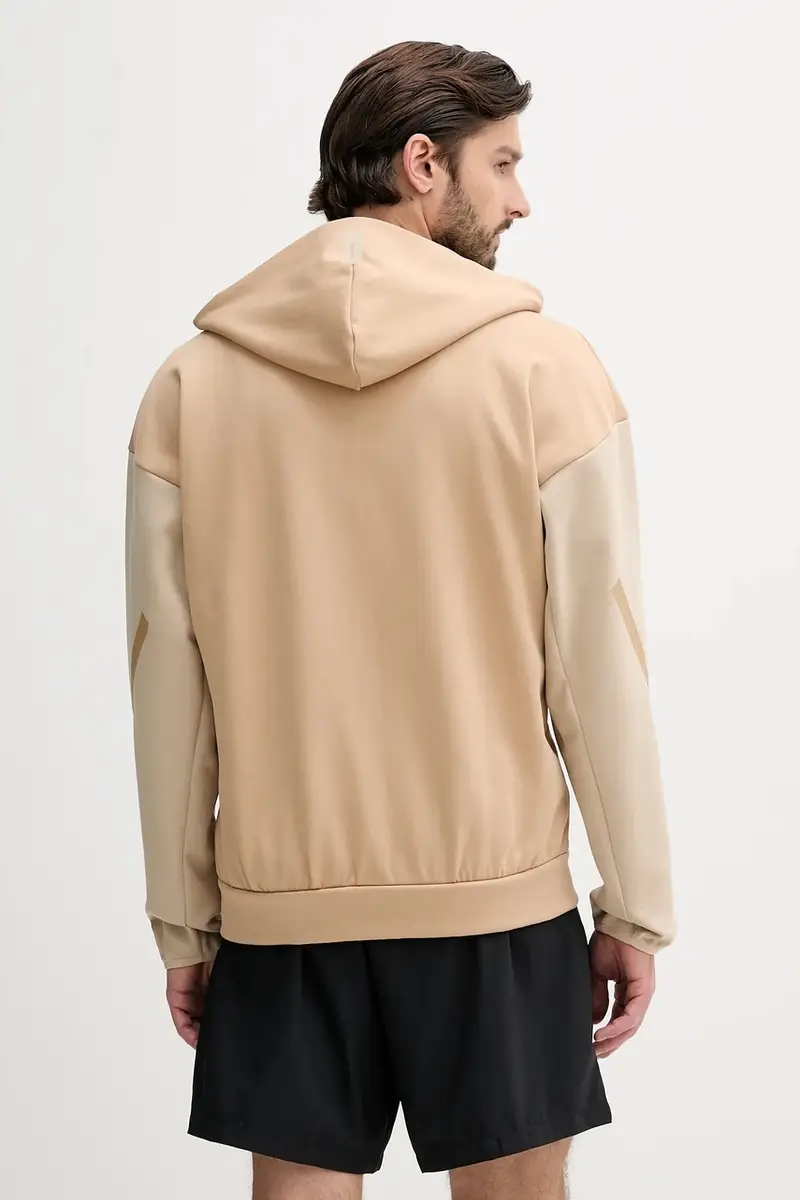 felpa x Z.N.E uomo colore beige con cappuccio JY4833 miniatura 3