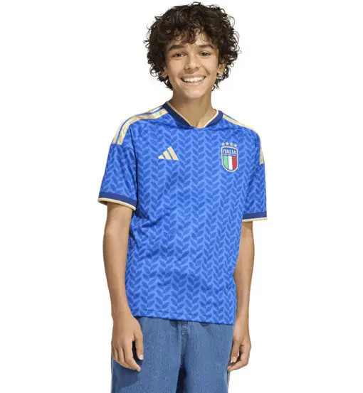 FIGC Italy 26 Home Jr - maglia calcio - ragazzo Blue