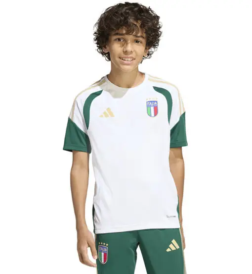 FIGC Italy 26 Tiro Jr - maglia calcio - bambino White
