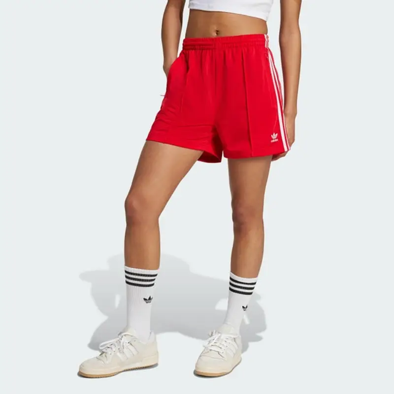 Adidas Firebird female Pantaloncini - Rosso - Poly Jersey - Foot Locker