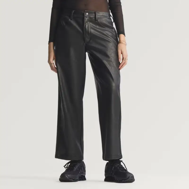 Firebird Pleather 7/8 Pant Utility Black