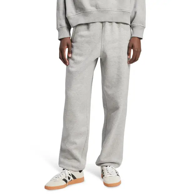 fleece Donna - Pantaloni Grigio - di cotone Grey