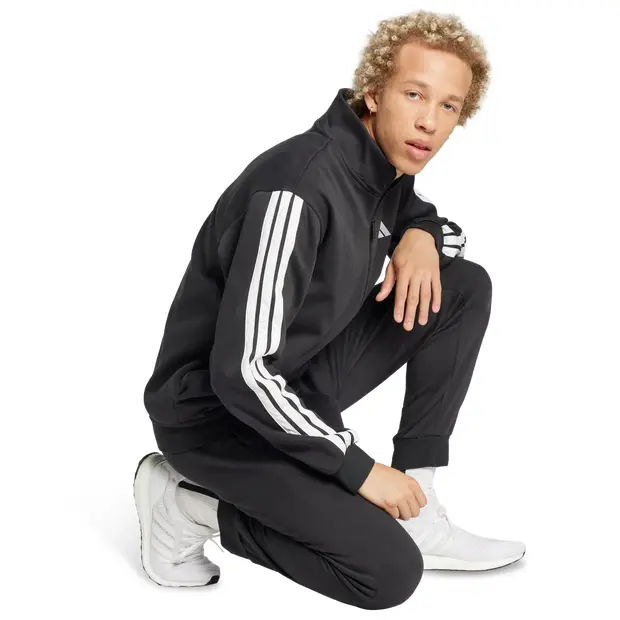 fleece Uomo - Tute da ginnastica Nero - di cotone Black