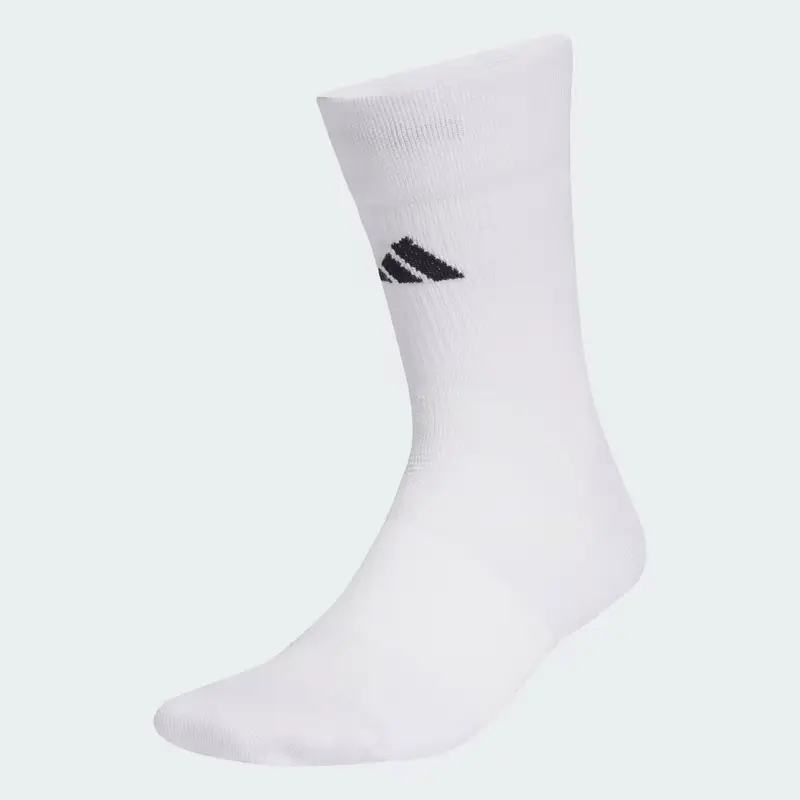 Football Crew Performance Socks Cushioned White