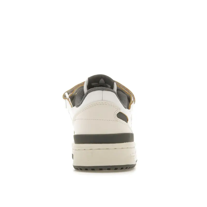 Forum Low Bianco Sporco Argento Ciottolo Sneakers da Donna Crema Bianco Nuvola HQ4374 40⅔ miniatura 4