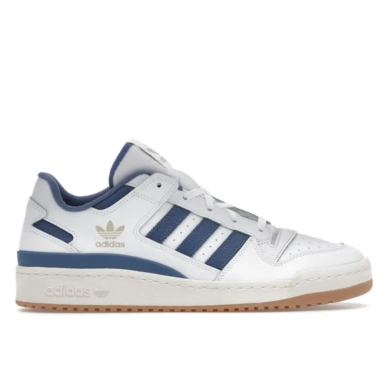 Forum Low CL Bianco Blu Crew Gomma Sneakers Unisex Bianco Nuvola IH7821 38⅔