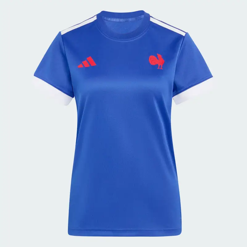 France Rugby Home Replica Supporter Jersey Women Semi Lucid Blue miniatura 4