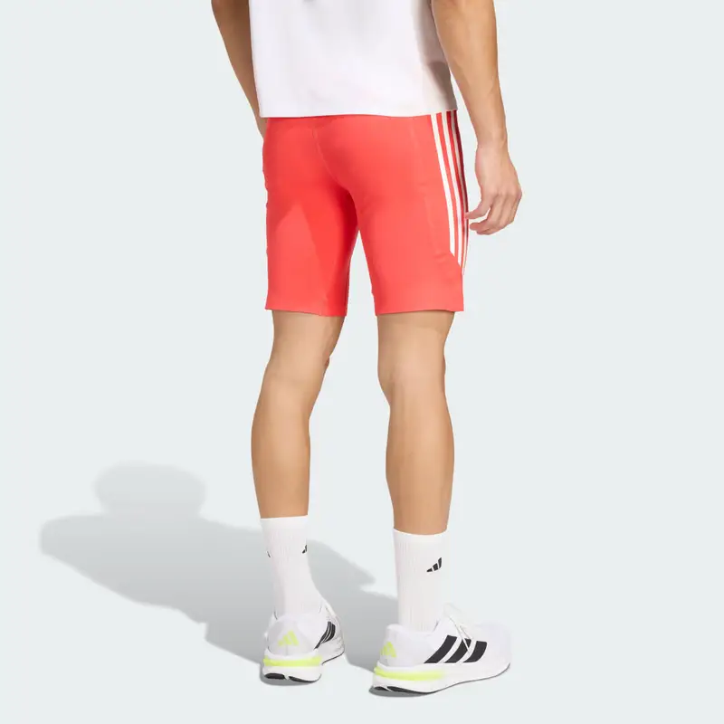 France Running Short Tights Semi Lucid Red miniatura 2