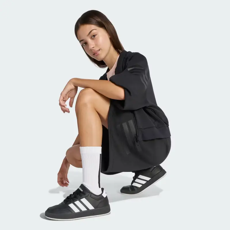 FUTURE ICONS 3 STRIPES PANTALONCINI LUNGHI Black miniatura 3