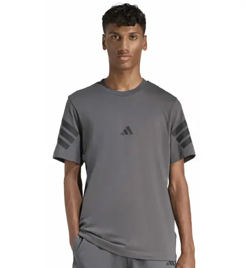 Future Icons 3 Stripes - T-shirt - uomo Grey