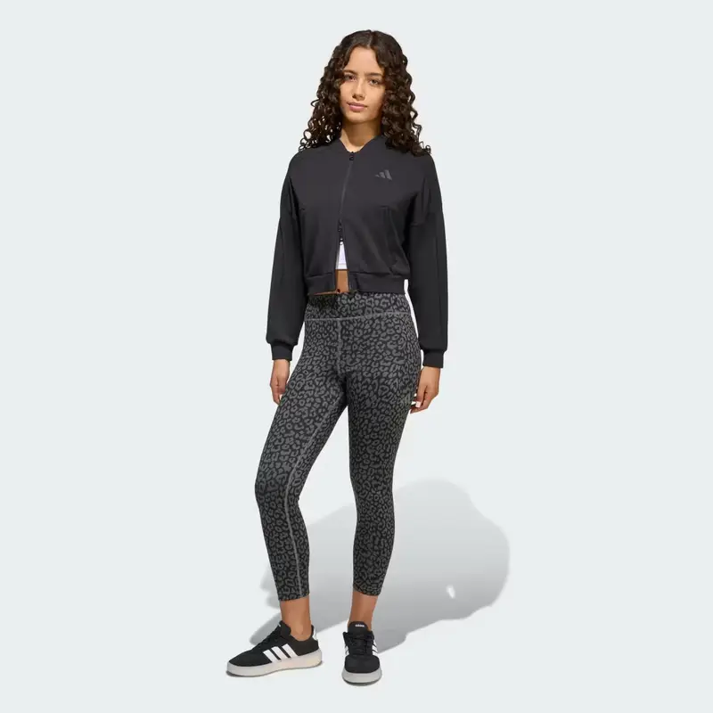 FUTURE ICONS 3 STRISCE ZIP INTEGRALE GIACCA DA ALLENAMENTO Black miniatura 3