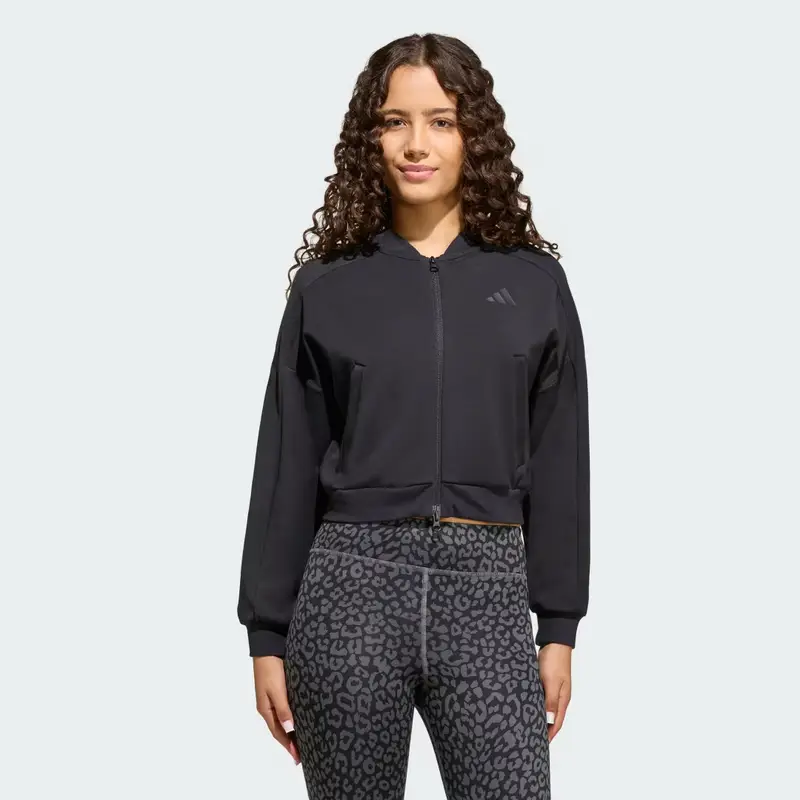 FUTURE ICONS 3 STRISCE ZIP INTEGRALE GIACCA DA ALLENAMENTO Black