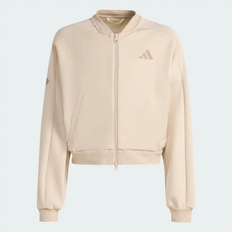 FUTURE ICONS 3 STRISCE ZIP INTEGRALE GIACCA DA ALLENAMENTO Crystal Linen miniatura 4