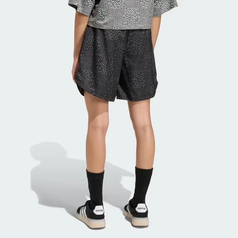 FUTURE ICONS ALLOVER PRINTED SHORTS Black miniatura 2