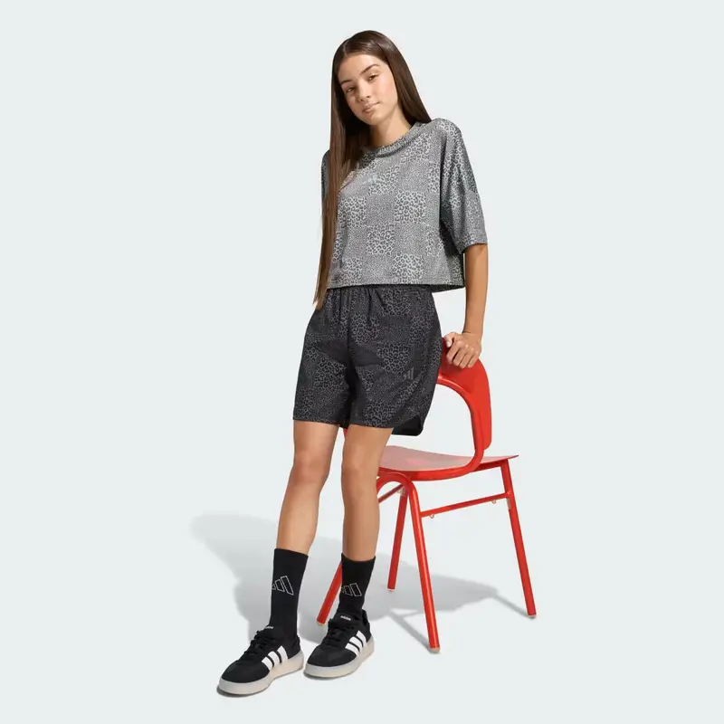 FUTURE ICONS ALLOVER PRINTED SHORTS Black miniatura 3