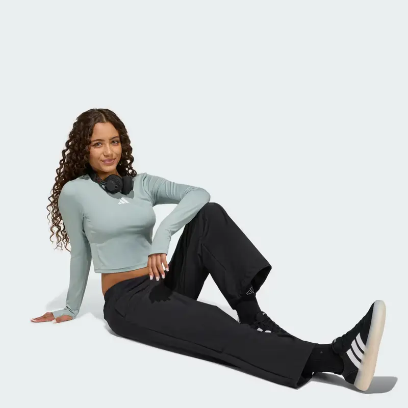 FUTURE ICONS Pantaloni Wide Stretch Woven Black miniatura 3