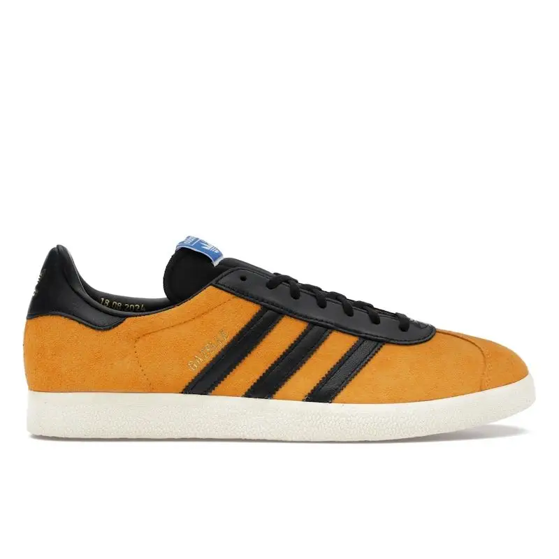 Gazelle 75° Anniversario Scarpe da Ginnastica da Uomo Oro Team-Collegiate-Oro-2 Nero Core JP5283 45⅓